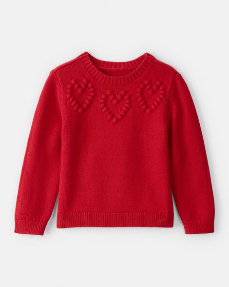 Sweater Rojo Corazones