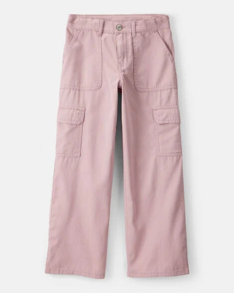 Pantalon Ancho Bolsas Rosa