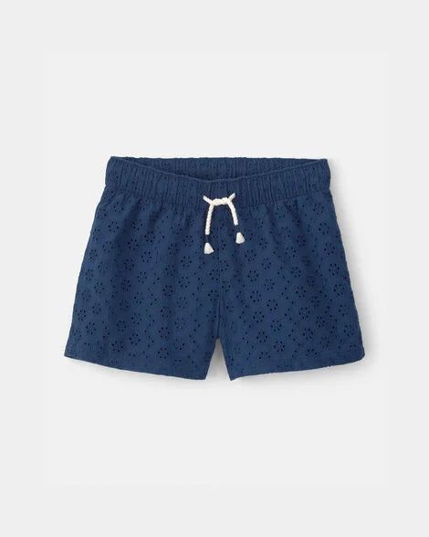Short Eyelet -Blue