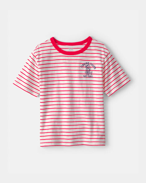 T-Shirt Nautica -Red/Ivory