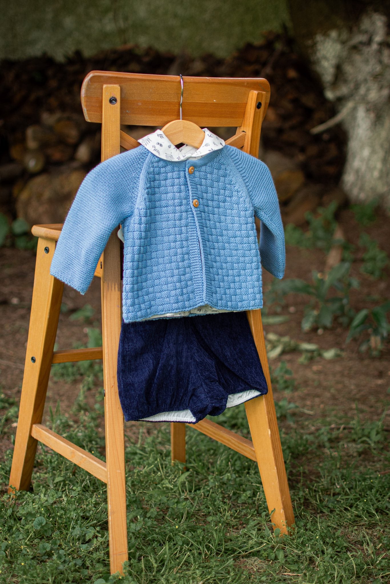 Traje de Sweter y Pantalon Corto