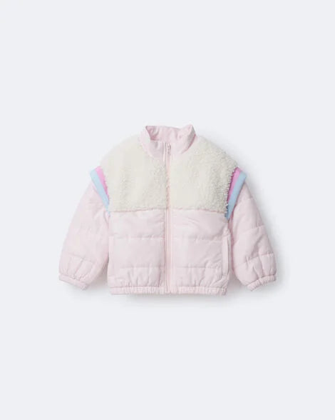 Chaqueta Rosa y Crema