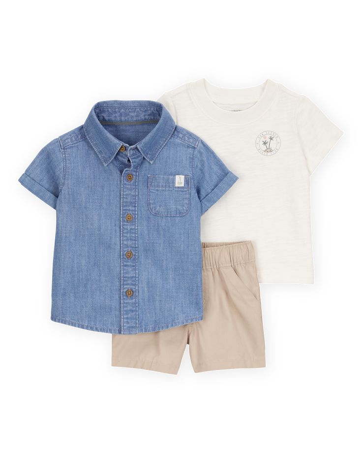 Traje 3 piezas Short