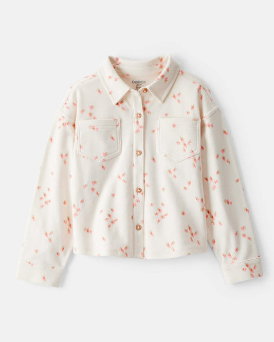 Camisa Franela con Corazones