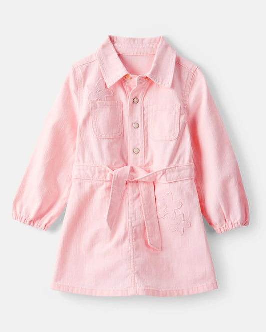 Vestido Lona Rosa