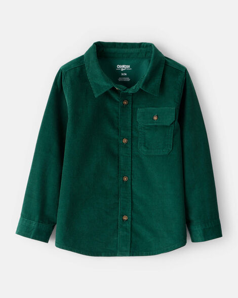 Camisas Corduroy Verde