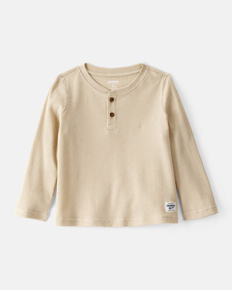 Henley T-Shirt - Tan