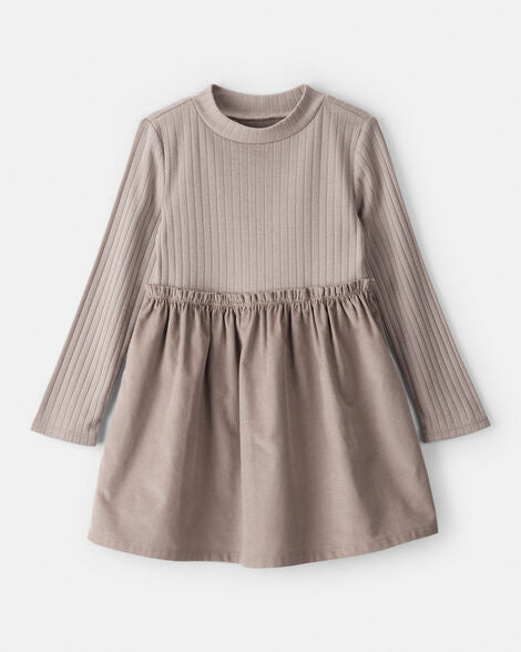 Knit Dress - Brown