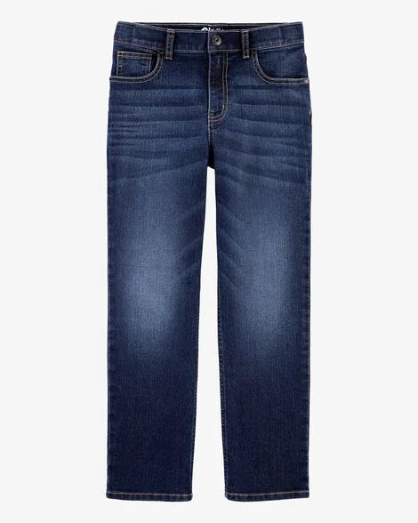 Dark Wash Husky-Fit Classic Jeans