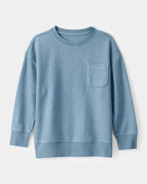 Pullover Sweatshirt - Blue