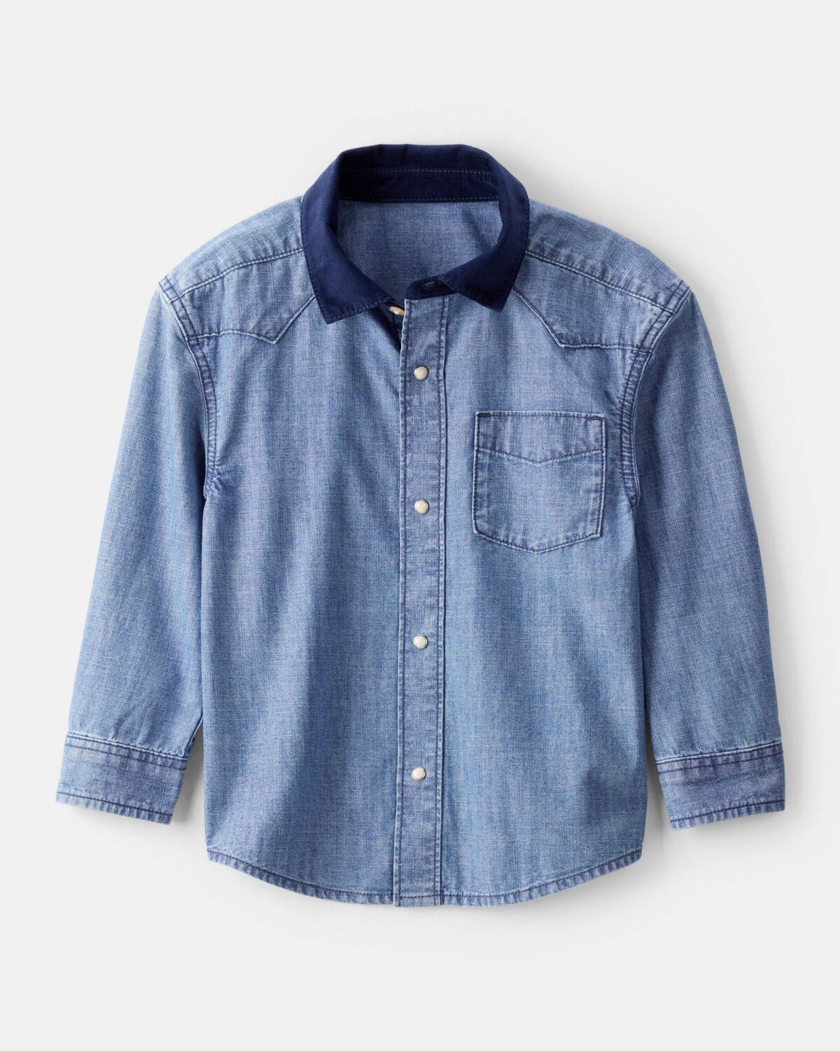 Camisa Lona Cuello Corduroy