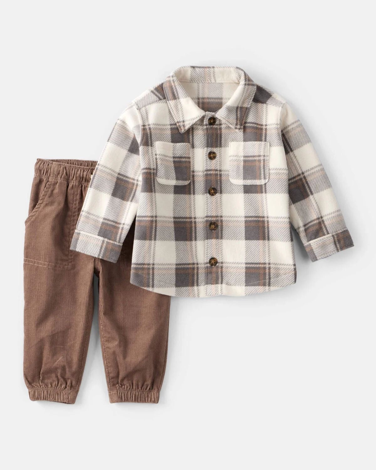 Traje de Camisa de Franela