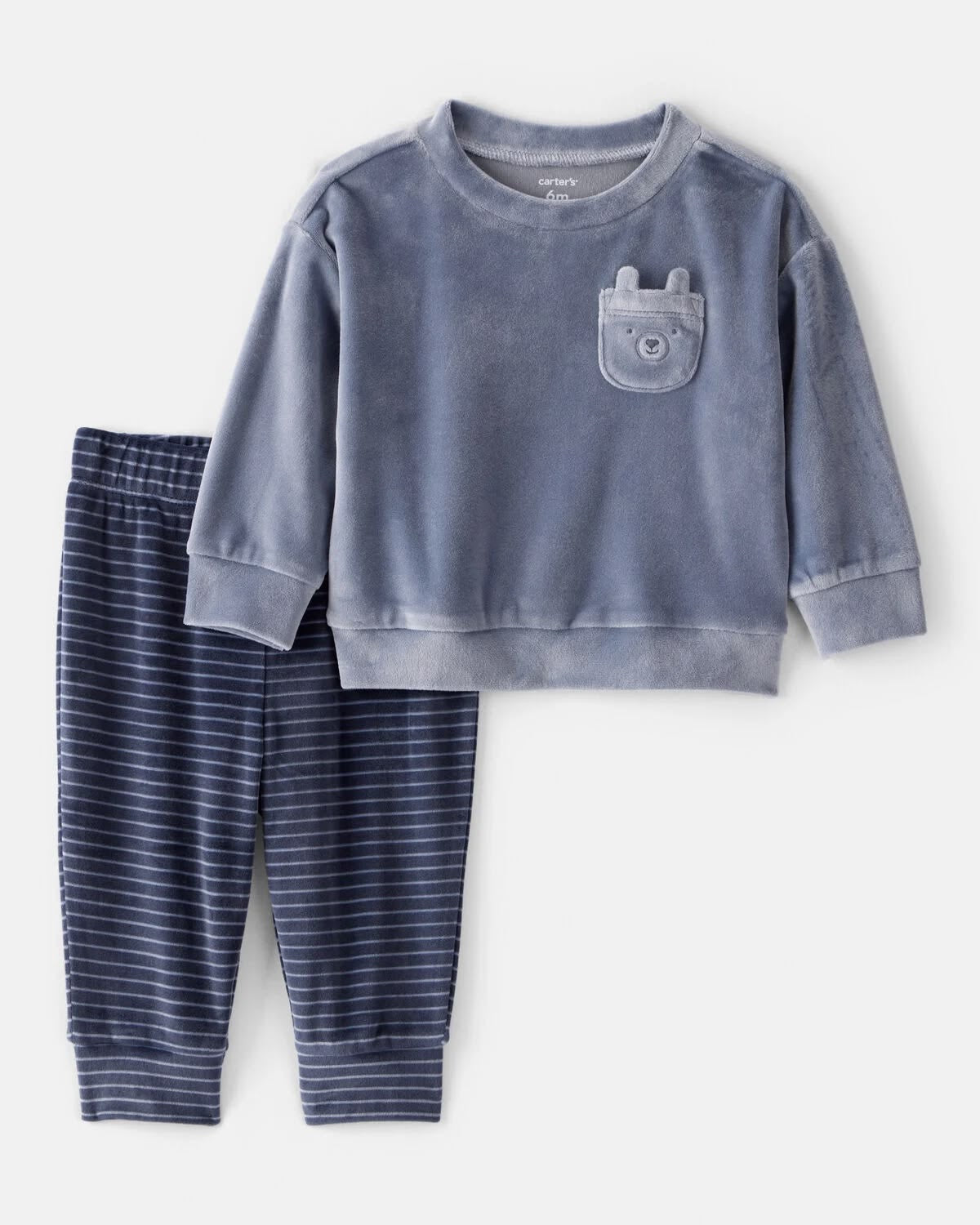 Traje dos piezas terciopelo