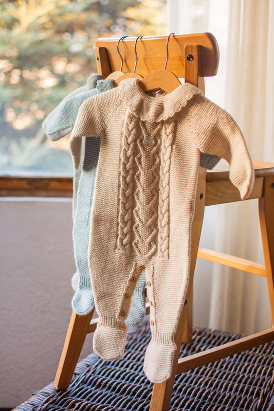 Pelele Trenzas Beige