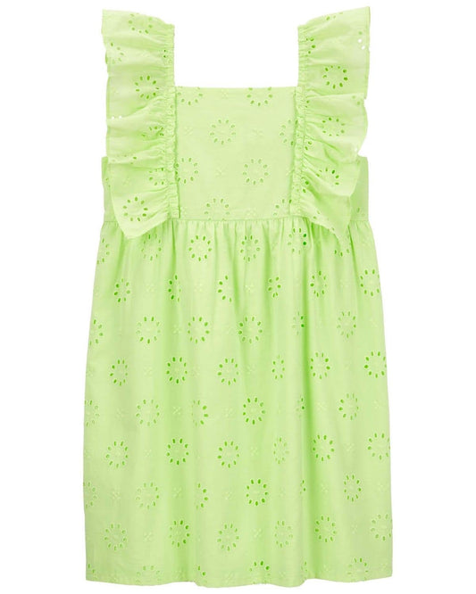 Vestido Tira Bordada