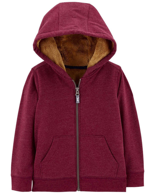 Sudadero Con Capucha y Sherpa