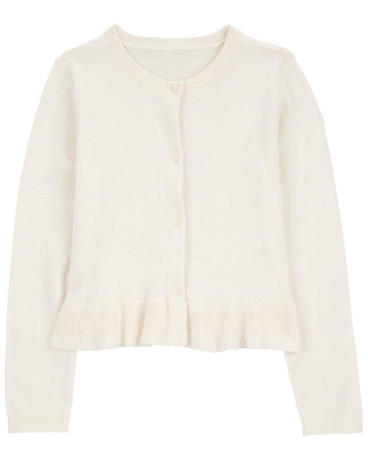 Sweater Blanco con Botones