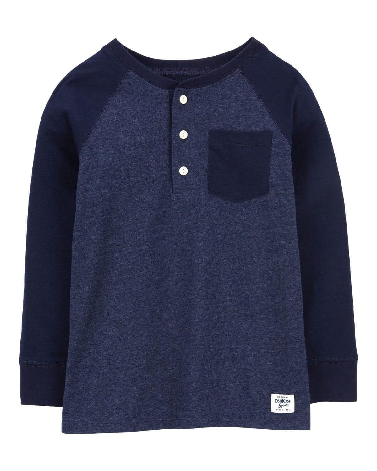 Kid Pocket Henley